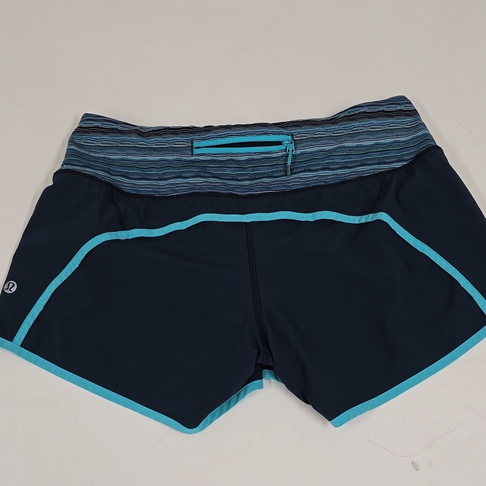 Lululemon Speed Short Size 6 Shorts Blue Navy - Picture 5 of 9
